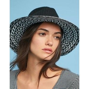 Boho Ribbed Sweater Rancher Hat Four Buttons By San Diego Hat Co